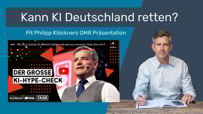 Pit Philipp Klöckner: Can AI give the saving productivity boost in Germany?