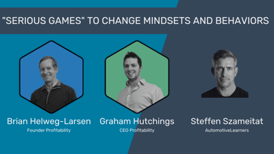 Helweg-Larsen, Hutchings (PBS): Serious Games.