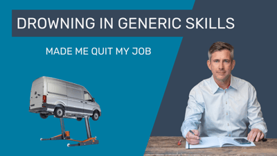 Dissatisfaction and short-lived success – too many generic skills are to blame.