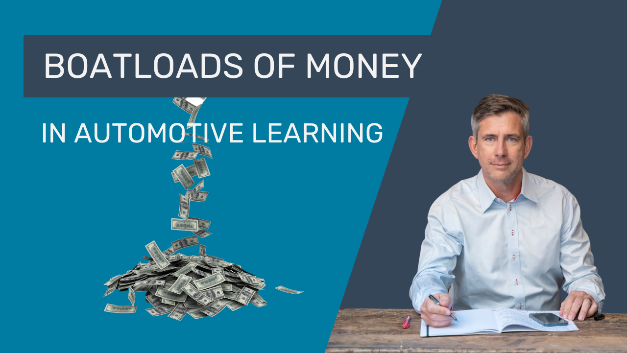 Boatloads of money in automotive learning
