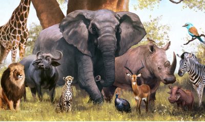 Safari Tiere (Ausschnitt), 2023, Thomas Moor, Symbolon AG 